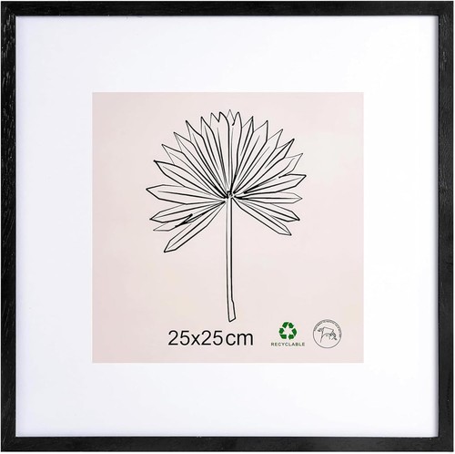 Bilderrahmen 25x25cm schwarz - bilderrahmen,
