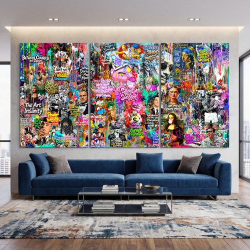 Banksy graffiti wandkunst - banksy,